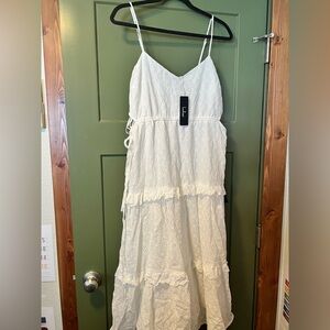 White dress from Lulus with tags